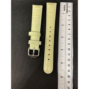 Authentic Invicta Mother Of Pearl Band Genuine Leather 12538 16mm N934